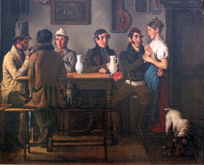 In de Herberg door Johann Michael Neder